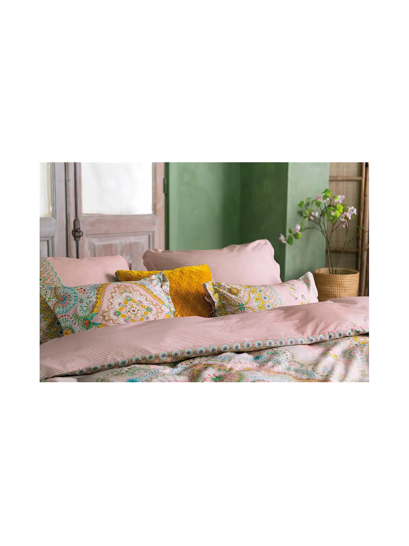 PIP STUDIO | Zierkissen gefüllt 35x60cm Majorelle Carpet Pink | 